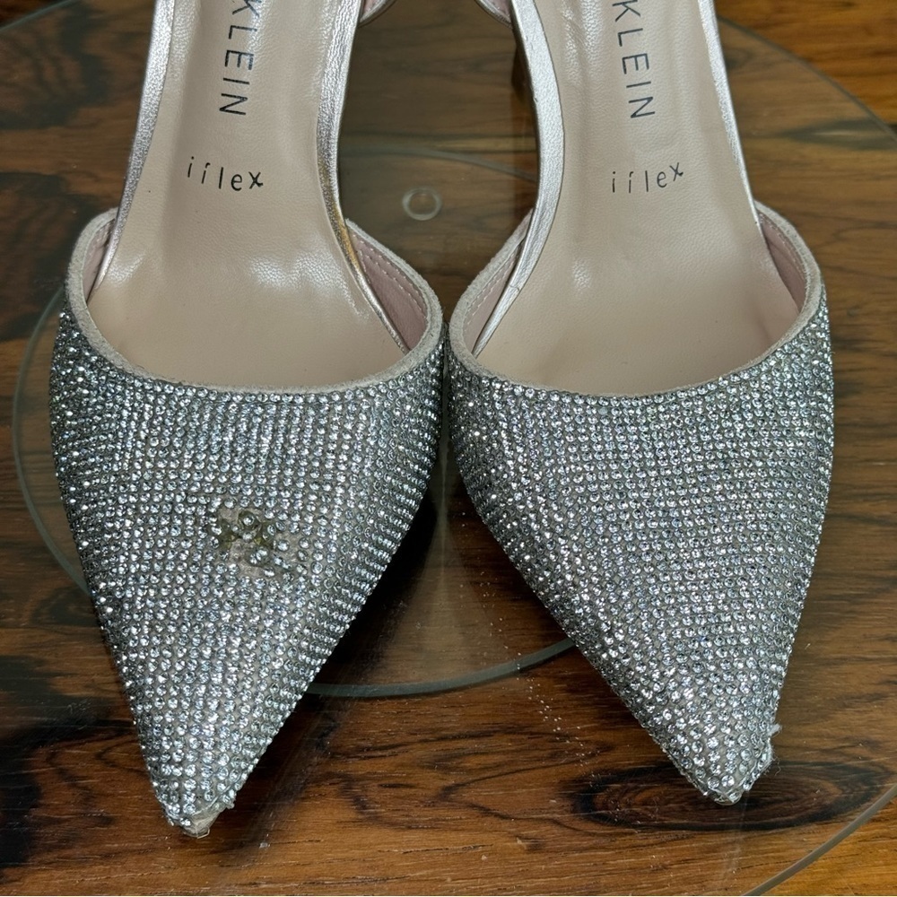 Anne Klein Ivan Embellished Slingback Pump - Picture 3 of 15